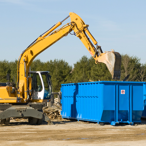 how does a residential dumpster rental service work in Glenburn